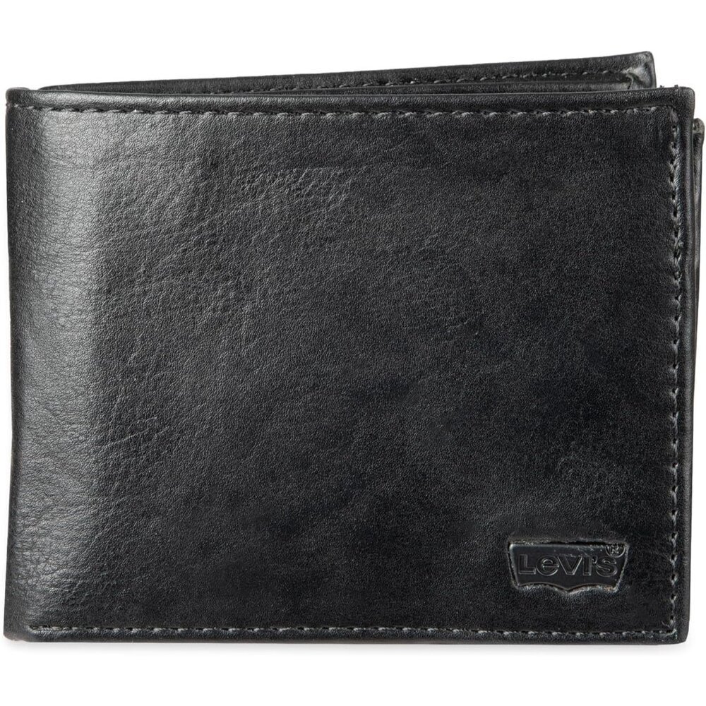 🆕Men's Charcoal Black Imported Rfid Extra Capacity Slim Bifold Wallet